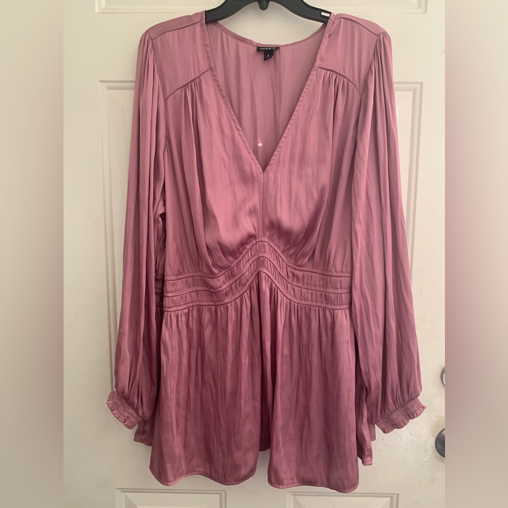 Pink Blushy Torrid Long Sleeve Top